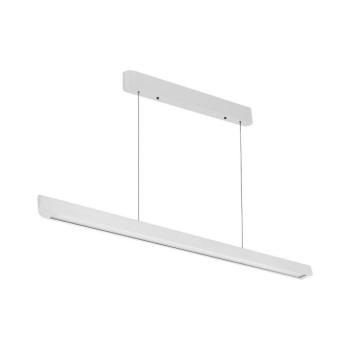 Függesztett lineáris LED lámpatest állítható magassággal, 36w, CCT, 2880lm, 100°, fehér, CRI>80, 1227mm, V-TAC, 23346 kép