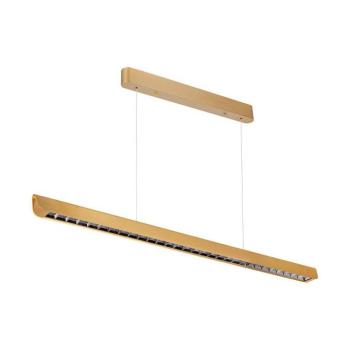 Függesztett lineáris LED lámpatest állítható magassággal, 36w, CCT, 2880lm, 60°, arany, CRI>80, 1227mm, V-TAC, 23344 kép