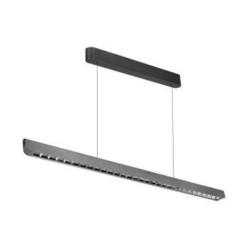 Függesztett lineáris LED lámpatest állítható magassággal, 36w, CCT, 2880lm, 60°, matt szürke, CRI>80, 1227mm, V-TAC, 23343 kép