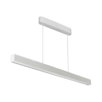 Függesztett lineáris LED lámpatest állítható magassággal, 40w, CCT, 3400lm, 100°, fehér, CRI>80, 1210mm, V-TAC, 10469 kép