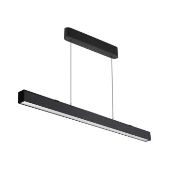 Függesztett lineáris LED lámpatest állítható magassággal, 40w, CCT, 3400lm, 100°, fekete, CRI>80, 1210mm, V-TAC, 10468 kép
