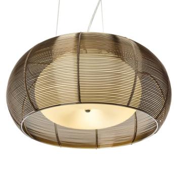 Függő lámpa Relax, 1-izzós 40cm bronz kép