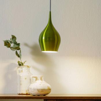 Függő lámpa Vibrant Ø 12 cm zöld kép