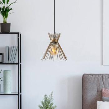 Függőlámpa Kirpi 3082 1-lámpás Ø34cm arany kép