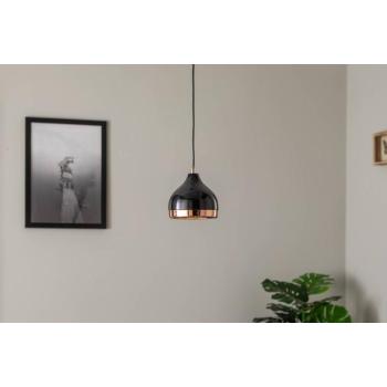 Függőlámpa Yildo 6866 1-lámpás Ø17cm fekete/réz kép