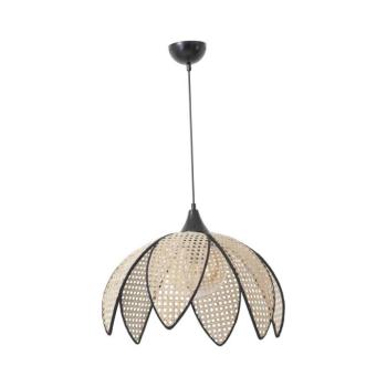 FUME kábeles függőlámpa 1xE27/40W/230V Ø 40 cm fekete/bézs 846STL1874 kép