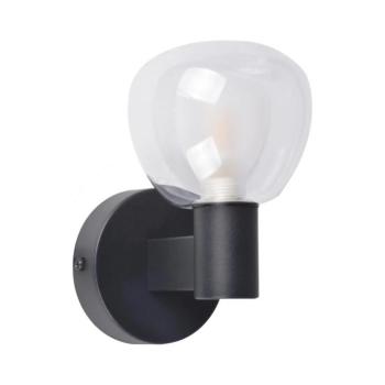 Fürdőszobai fali lámpatest POLA 1xG9/5W/230V IP44 fekete/átlátszó 336019 kép