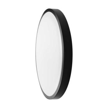 Fürdőszobai LED mennyezeti lámpa Kerek, 18w, 4000K, természetes fehér, 1830lm, 120°, fekete, CRI>80, IP44, V-TAC, 76341 kép