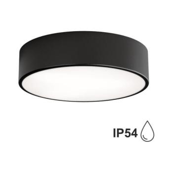 Fürdőszobai mennyezeti lámpa CLEO 2xE27/24W/230V á. 30 cm fekete IP54 5907623619815 kép