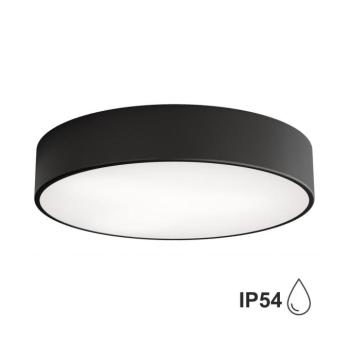 Fürdőszobai mennyezeti lámpa CLEO 3xE27/24W/230V á. 40 cm fekete IP54 5907623620064 kép
