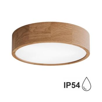 Fürdőszobai mennyezeti lámpa CLEO 3xE27/24W/230V IP54 á. 37,5 cm tölgy 5907623600028 kép