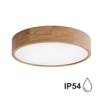 Fürdőszobai mennyezeti lámpa CLEO 4xE27/24W/230V IP54 á. 47,5 cm tölgy 5907623600035 kép