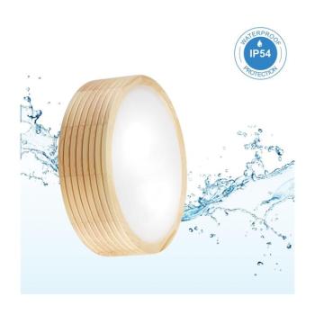 Fürdőszobai mennyezeti lámpa NATURAL MODERN 2xE27/15W/230V átm. 27,5 cm fenyő LD-PD-6.19/R/SOSNA
