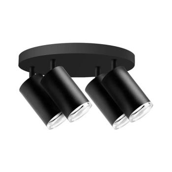 Fürdőszobai spotlámpa TURYN 4xGU10/10W/230V IP44 fekete 324733 kép