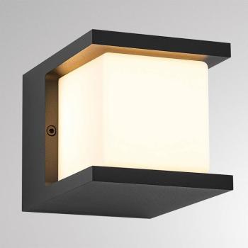 FYNN-U LED kültéri falilámpa, antracit, 12 cm, IP65, CCT be-/kikapcsolás kép