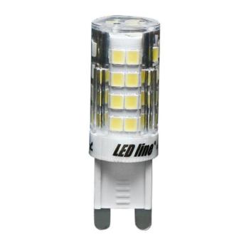 G9 LED izzó, 4W, hideg fehér, 6000K, 350lm, CRI≥80, LED line, LL-245541 kép