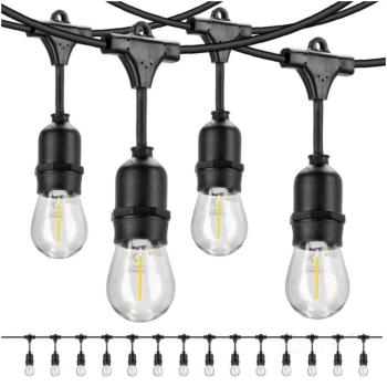 Garland MIMOSA LED fényfüzér szett 20m 20x1W E27 20W, 2700K, meleg fehér, 1000lm, CRI≥80, IP44, KOBI-002325 kép