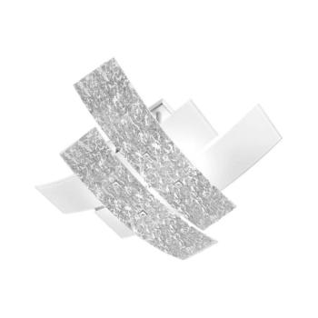 Gea Luce LARA P P arg - Mennyezeti lámpa LARA 2xE27/52W/230V 50 cm ezüst LARA P/P arg kép