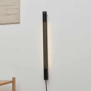 GEJST fali világítás Radent dugóval, fekete, magasság 70 cm, G13 LED kép