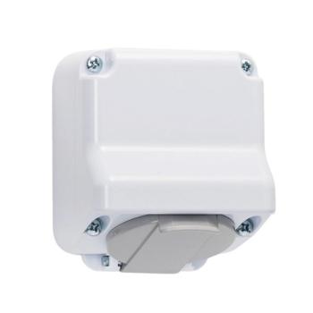 GERMAN TYPE SOCKET 16А 250V WHITE, IP44