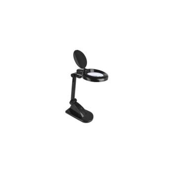 Geti LED asztali lámpa nagyítóval LED/6W/230V 6500K fekete 06650815