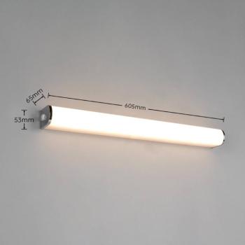 Giacomo LED fali lámpa, szélesség 60 cm, króm, fém, IP44 kép
