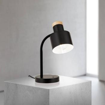 Gili asztali világítás, matt fekete, acél, magasság 35 cm, E27 kép