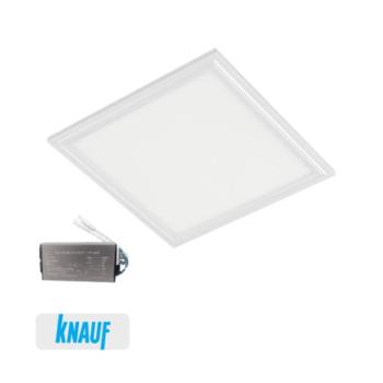 GIPSZKARTON LED PANEL 48W 6400K 595x595mm FEHÉR+SÜRGŐSSÉGI KÉSZLETTEL kép
