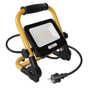 GLARO 30 W-os LED-reflektor, sárga-fekete, IP65, 3000 lm, semleges fehér kép