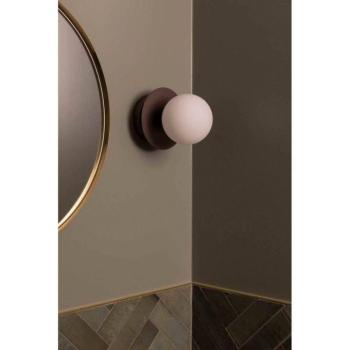 Globen Lighting ART DECO fali lámpa, bronz/fehér Ø 16 cm IP44 kép
