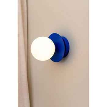 Globen Lighting ART DECO fali lámpa, kék/fehér, Ø 16 cm, IP44 kép