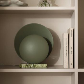 Globen Lighting asztali világítás ORBIT, zöld, márvány, magasság 32 cm kép