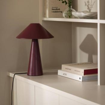 Globen Lighting Cannes asztali világítás, piros, fém, magasság 40 cm kép