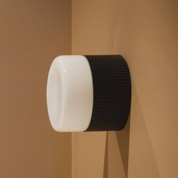 Globen Lighting Hubble 12 fekete fali lámpa fürdőszobai, Ø 12 cm kép