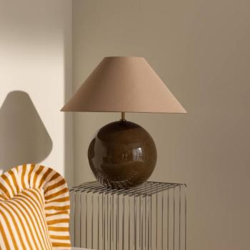 Globen Lighting IRIS asztali világítás, barna, magasság 45 cm kép