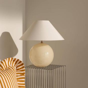 Globen Lighting IRIS asztali világítás, krém színű, magasság 45 cm kép