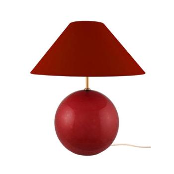 Globen Lighting IRIS asztali világítás, sötétvörös, magasság 39 cm kép
