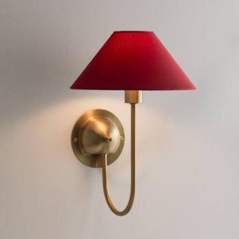 Globen Lighting IRIS fali lámpa, bordó, magasság 32 cm kép