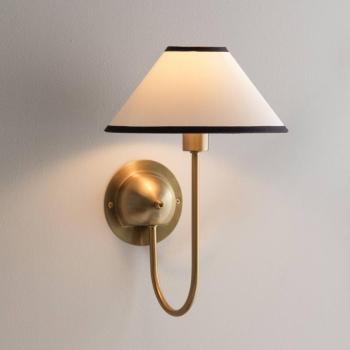 Globen Lighting IRIS fali lámpa, krém színű, magasság 32 cm kép