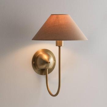 Globen Lighting IRIS fali lámpa, mokkabarna, magasság 32 cm kép