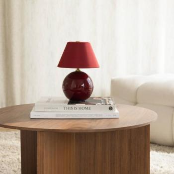 Globen Lighting IRIS újratölthető asztali világítás, piros, magasság 23 cm, G4 kép