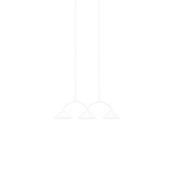 Globen Lighting lógó lámpa CURVE 3, fehér, 3 izzós, 95 cm kép
