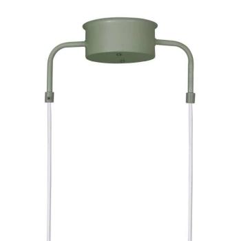 Globen Lighting lógó lámpa CURVE 3, zöld, 3 izzós, 95 cm kép