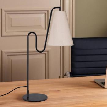 Globen Lighting Lou asztali világítás, fekete/fehér, magasság 55 cm kép