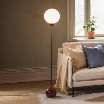Globen Lighting Ripley álló világítás, bordó üveg, 144 cm kép
