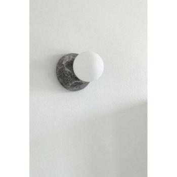 Globen Lighting Torrano fali világítás, szürke, Ø 13 cm, IP44 kép