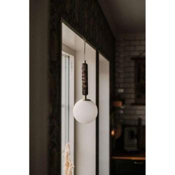 Globen Lighting Torrano függő világítás, barna, Ø 15 cm kép