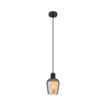 Globo 15627 - Csillár zsinóron RYAN 1xE27/40W/230V átm. 13,5 cm fekete 15627 kép