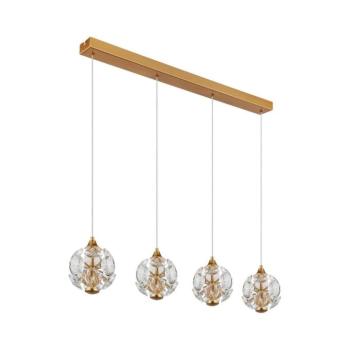 Globo 16047-4H - LED csillár zsinóron VIRINA LED/32W/230V 3000K arany 16047-4H kép