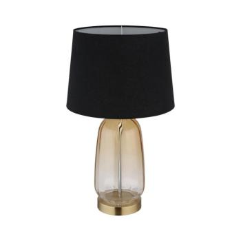 Globo 24142S - Asztali lámpa CLASSY 1xE27/40W/230V fekete/barna 24142S kép